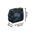 Bosch Profesyonel GCL 12V-50-22 Cg Çizgi Lazer + BT150 Tripod 0601066S01