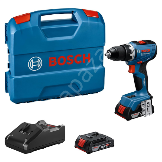 Bosch Profesyonel GSR 18V-65 Çift Akülü 2 Ah Darbesiz Vidalama Makinesi 06019N3000
