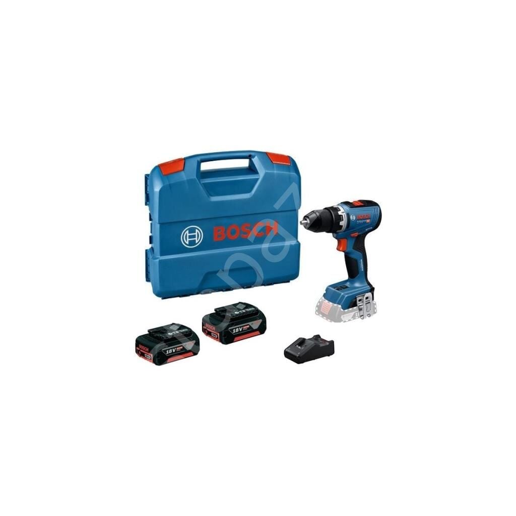 Bosch Profesyonel GSR 18V-65 Çift Akülü 4 Ah Darbesiz Vidalama Makinesi 06019N30K2-2X4
