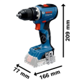 Bosch Profesyonel GSR 18V-65 Üç Akülü 4 ah Procore Darbesiz Delme Vidalama Makinesi  06019N3208