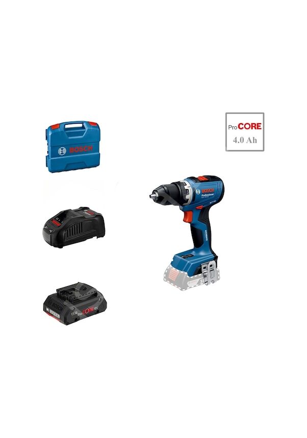 Bosch Profesyonel GSR 18V-65 1x4AH Procore Darbesiz Akülü Vidalama 06019N30K2-1X4PC