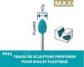DREMEL MAX  GÜÇLÜ OYMA UCU ALEV UÇLU 9,5 MM (9953)