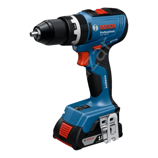 Bosch Profesyonel GSB 18V-65 5 Ah Çift Akülü Darbeli Matkap Vidalama 06019N3103