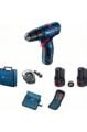 Bosch Professional GSB 120-LI 12 V Çift Akülü Darbeli Vidalama Makinesi + 23 Parça Vidama Ucu