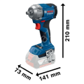 Bosch Profesyonel GDS 18V-350 2X5.0AH Çift Akülü Darbeli Somun Sıkma Makinesi