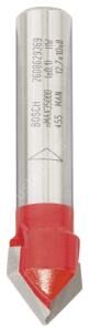 Bosch - Expert Serisi Ahşap İçin Çift Oluklu, Sert Metal V Kanal Freze 8*12,7*44,5 mm 2608629369