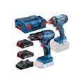 Bosch Profesyonel GDX 18V-285 + GSB 185-Li 2X2 Ah Elektrikli El Aletleri Seti 06019N2124