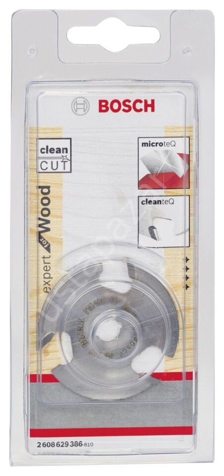 Bosch - Expert Serisi Ahşap İçin Üç Bıçaklı, Sert Metal Diskli Kanal Freze 8*50,8*2 mm 2608629386