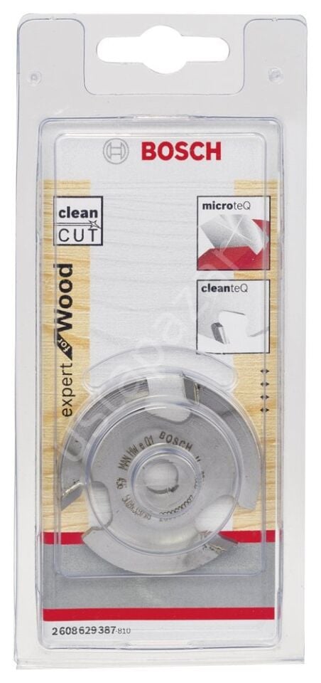 Bosch - Expert Serisi Ahşap İçin Üç Bıçaklı, Sert Metal Diskli Kanal Freze 8*50,8*4 mm 2608629387