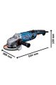 Bosch Professional GWS 30-180 B 2800 W Büyük Taşlama Makinesi 06018G0000