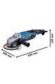 Bosch Professional GWS 30-180 B 2800 W Büyük Taşlama Makinesi 06018G0000