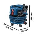 Bosch Profesyonel GAS 18V-12 MC Akülü Süpürge Solo (Akü ve Şarj Cihazı Yoktur) 06019K2000