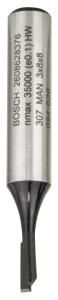 Bosch - Standard Seri Ahşap İçin Tek Oluklu, Sert Metal Düz Freze Ucu 8*3*51 mm 2608628376