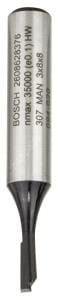 Bosch - Standard Seri Ahşap İçin Tek Oluklu, Sert Metal Düz Freze Ucu 8*3*51 mm 2608628376