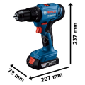 Bosch Professional Gsb 183 Lı 2 Ah Tek Akülü Darbeli Vidalama 06019K9101