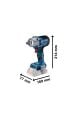 Bosch Professional GDS 18V-450 PC Çift Akülü 4 Ah Darbeli Somun Sıkma Makinesi 06019K4102