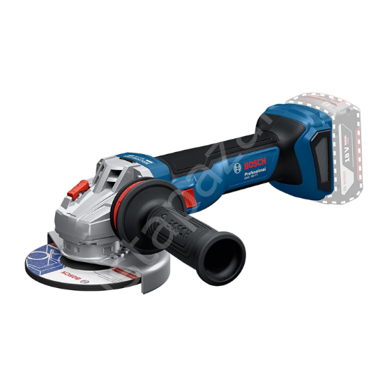 Bosch Profesyonel GWS 18V-11 Avuç Taşlama Makinesi 115 mm 06019N4101 (Solo -Aküsüz)