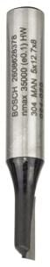 Bosch - Standard Seri Ahşap İçin Tek Oluklu, Sert Metal Düz Freze Ucu 8*5*51 mm 2608628378