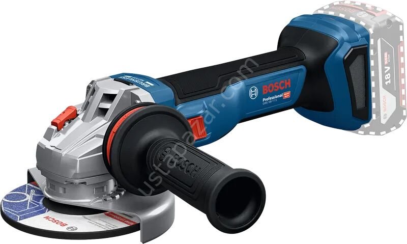 Bosch Profesyonel GWS 18V-11 S Devir Ayarlı Akülü Taşlama Makinesi 125 mm 06019N4000 (Solo -Aküsüz)