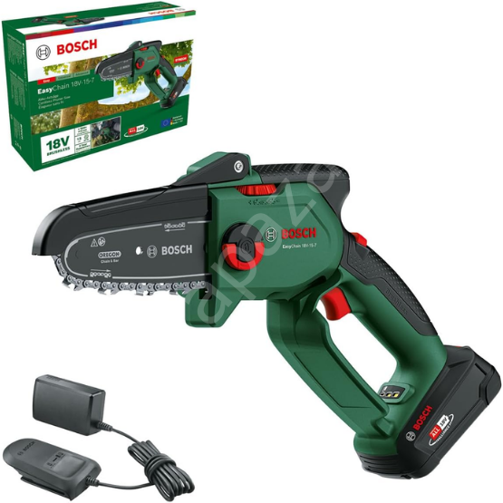 Bosch EasyChain 18V-15-7 Tek Akülü 2.5 Ah Zincirli Budama Makinesi 06008B8900