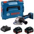 Bosch Profesyonel GWS 18V-11 S 2X4.0AH Çift Akülü Devir Ayarlı Taşlama 06019N40002X4A