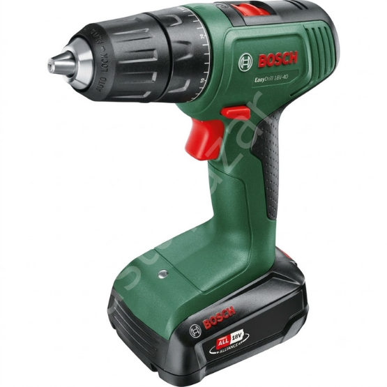 Bosch Easydrill 18V-40 1.5AH Çift Akü Delme/vidalama + 241 Parça Aksesuar Seti