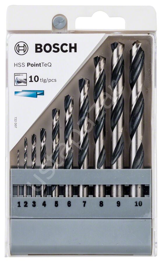 Bosch - PointTeQ Matkap Ucu 10parça Set 2608577348