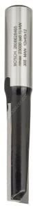 Bosch - Standard Seri Ahşap İçin Çift Oluklu, Sert Metal Ekstra Uzun Düz Freze Ucu 12*12*81mm 2608628465