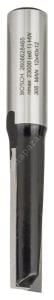 Bosch - Standard Seri Ahşap İçin Çift Oluklu, Sert Metal Ekstra Uzun Düz Freze Ucu 12*12*81mm 2608628465