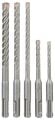 Bosch - SDS plus-5X Serisi Kırıcı Delici Matkap Ucu 5 Parça Set (5,6 x 110 mm, 6,8,10 x 160 mm) 2608833910