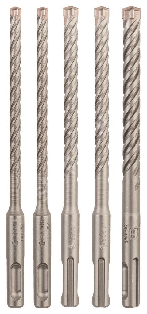 Bosch - SDS plus-5X Serisi Kırıcı Delici Matkap Ucu 5 Parça Set (6,6,8,8,10 x 160 mm) 2608833911