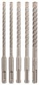 Bosch - SDS plus-5X Serisi Kırıcı Delici Matkap Ucu 5 Parça Set (6,6,8,8,10 x 160 mm) 2608833911