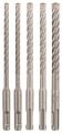 Bosch - SDS plus-5X Serisi Kırıcı Delici Matkap Ucu 5 Parça Set (6,6,8,8,10 x 160 mm) 2608833911