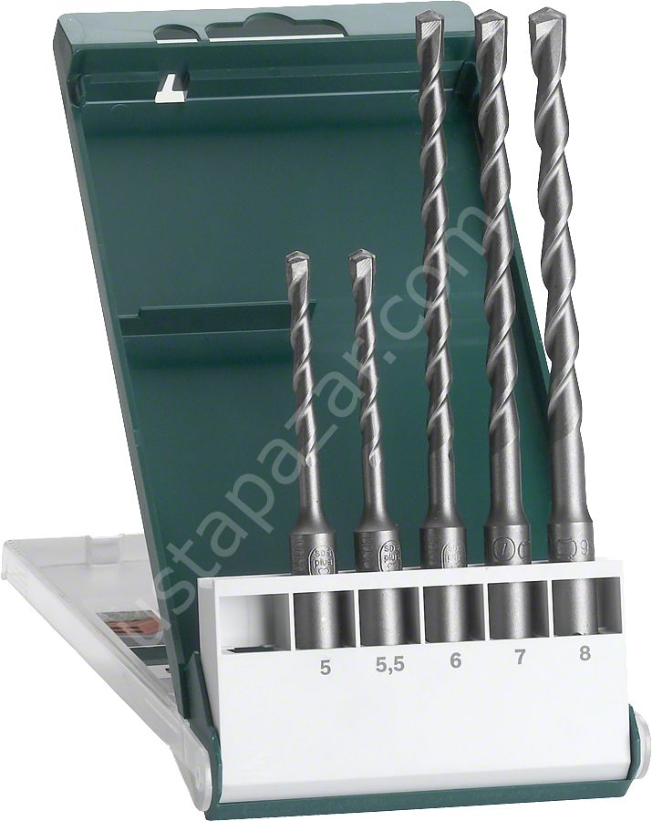 Bosch - SDS Plus Kırıcı Delici Matkap Ucu Seti 5 Parça (5,5,5 x 110, 6,7,8 x 160 mm) 2609255542