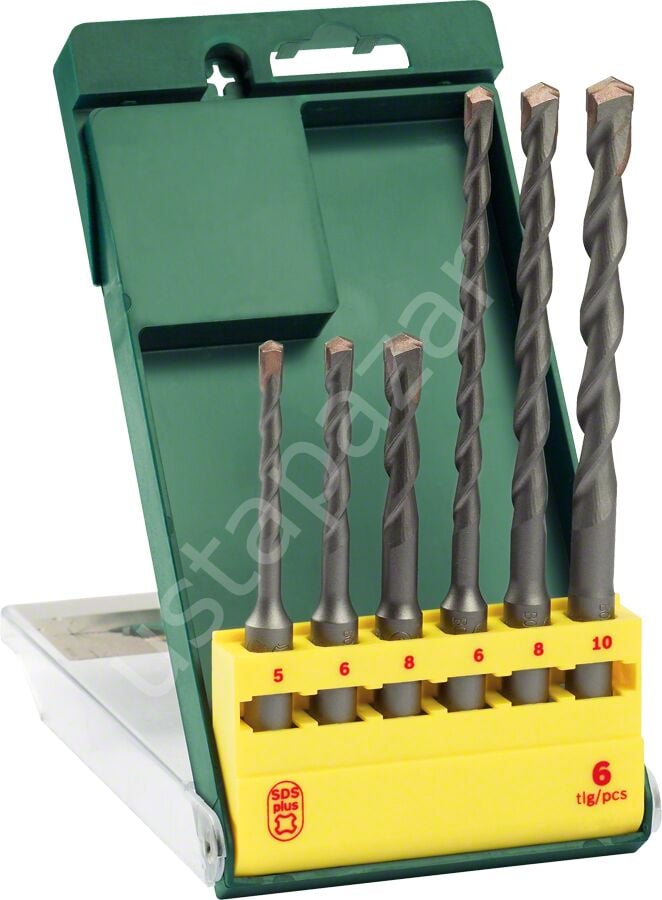 Bosch - SDS-Plus Kırıcı Delici Matkap Ucu Seti 6 Parça (5/6/8x110mm 6/8/10x160mm) 2607019447