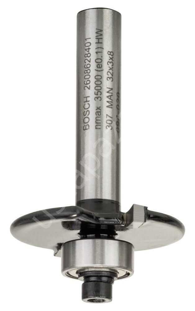 Bosch - Standard Seri Ahşap İçin Çift Oluklu, Sert Metal Bilya Yataklı Diskli Kanal Frezesi 8*32*3*51 mm 2608628401