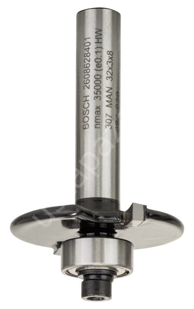 Bosch - Standard Seri Ahşap İçin Çift Oluklu, Sert Metal Bilya Yataklı Diskli Kanal Frezesi 8*32*3*51 mm 2608628401