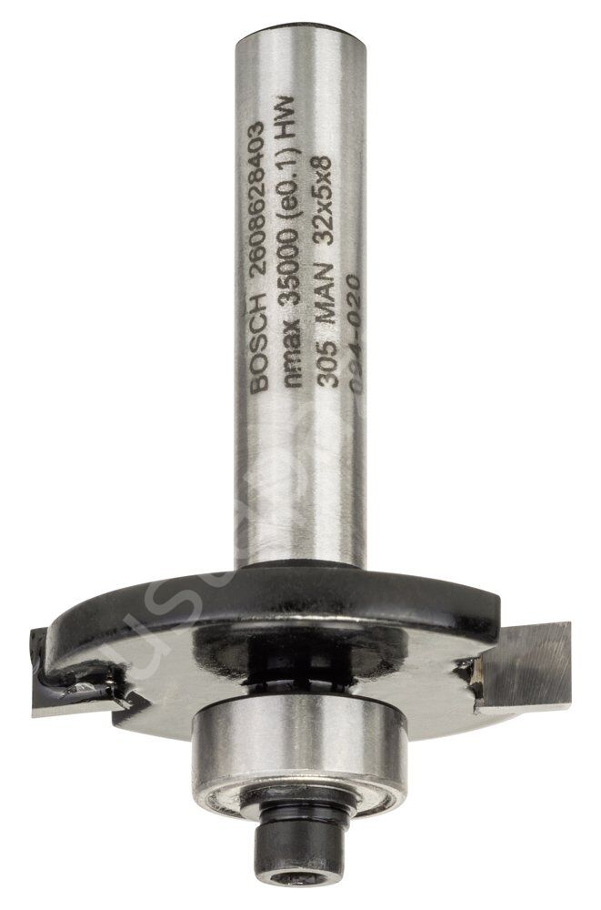 Bosch - Standard Seri Ahşap İçin Çift Oluklu, Sert Metal Bilya Yataklı Diskli Kanal Frezesi 8*32*5*51 mm 2608628403