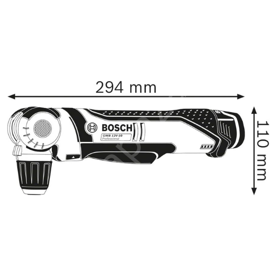 Bosch Professional Gwb 12V-10 Açılı Delme Vidalama Makinesi L-Boxx Solo (Aküsüz) 0601390909