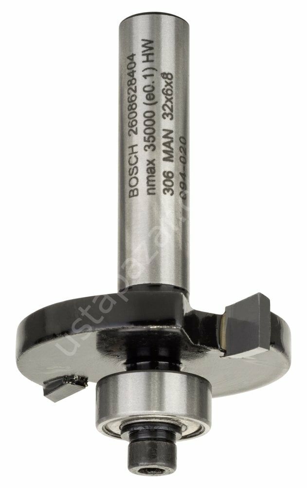 Bosch - Standard Seri Ahşap İçin Çift Oluklu, Sert Metal Bilya Yataklı Diskli Kanal Frezesi 8*32*6*51 mm 2608628404