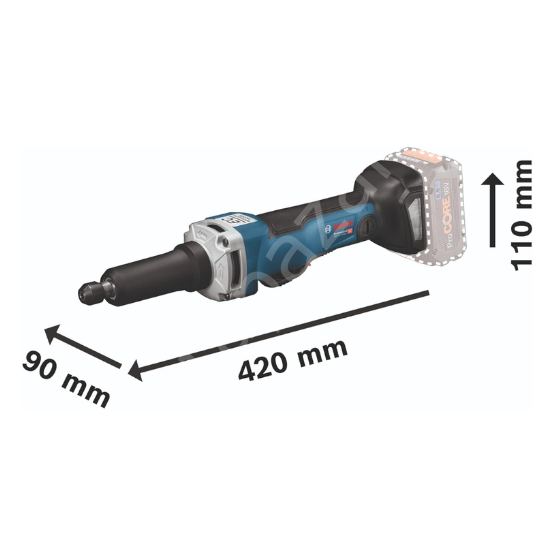 Bosch Professional GGS 18V-23 PLC (Solo) Akülü Kalıpçı Taşlama Makinesi 0601229200