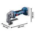 Bosch Professional GSC 18V-16 E Akülü Sac Kesme Makası-Solo (Akü ve Şarj Cihazı Hariç) - 0601926300