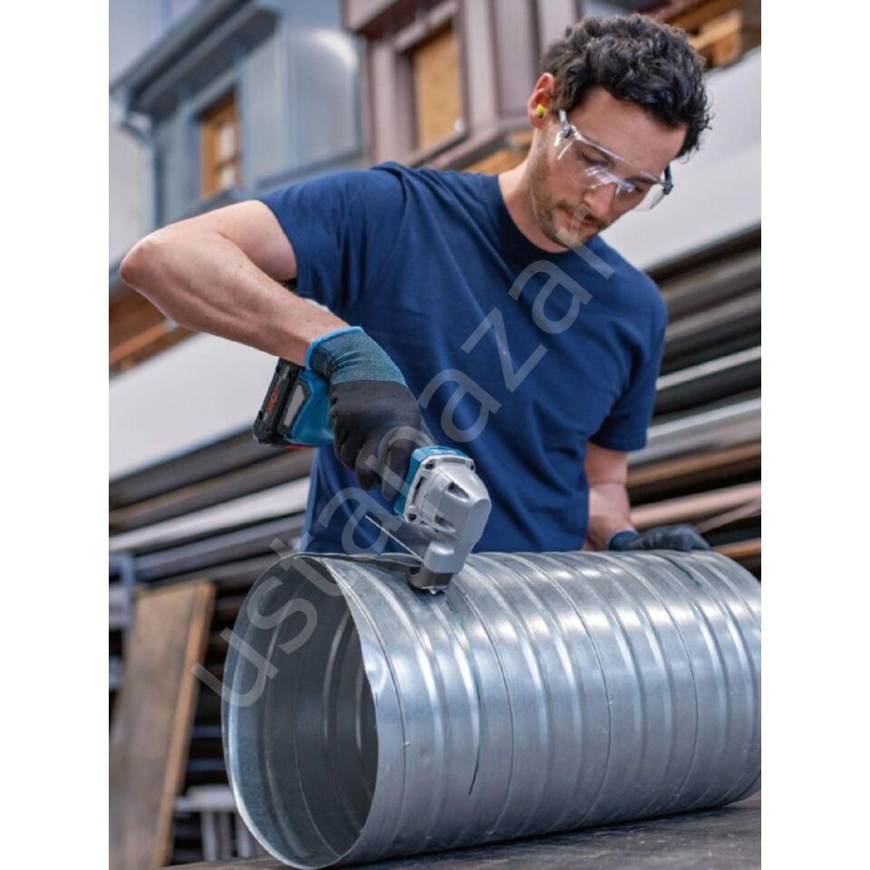 Bosch Professional GSC 18V-16 E Akülü Sac Kesme Makası-Solo (Akü ve Şarj Cihazı Hariç) - 0601926300