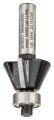Bosch - Standard Seri Ahşap ve Laminant İçin Çift Oluklu, Sert Metal Bilya Yataklı Pah Açma Frezesi 8*5,5*54 mm 2608628351