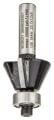 Bosch - Standard Seri Ahşap ve Laminant İçin Çift Oluklu, Sert Metal Bilya Yataklı Pah Açma Frezesi 8*5,5*54 mm 2608628351