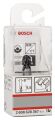 Bosch - Standard Seri Ahşap İçin Çift Oluklu, Sert Metal Dalma Yarımay Freze 8*8*40*4 mm 2608628367