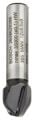 Bosch - Standard Seri Ahşap İçin Çift Oluklu, Sert Metal Dalma Yarımay Freze 8*12*40*6 mm 2608628368