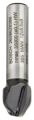 Bosch - Standard Seri Ahşap İçin Çift Oluklu, Sert Metal Dalma Yarımay Freze 8*12*40*6 mm 2608628368