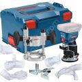 Bosch Professional GKF 18V-8 + Te 600 Akülü Dik Freze L-Boxx (Solo) 06016C2003