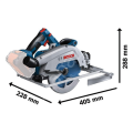 Bosch Professional GKF 18V-8 + Te 600 Akülü Dik Freze L-Boxx (Solo) 06016C2003